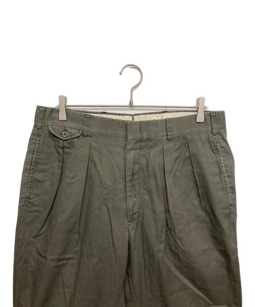 BROOKS BROTHERS（ブルックスブラザーズ）BROOKS BROTHERS (ブルックスブラザーズ) 80‘ｓツータックパンツ ブラウン サイズ:無しの古着・服飾アイテム