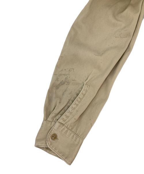Sears（シアーズ）Sears (シアーズ) 60‘ｓコットンツイルワークシャツ ベージュ サイズ:15Mの古着・服飾アイテム