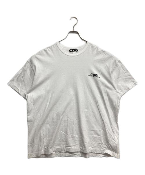 CDG（シーディージー）CDG (シーディージー) OVERSIZED T-SHIRT ホワイト サイズ:Mの古着・服飾アイテム