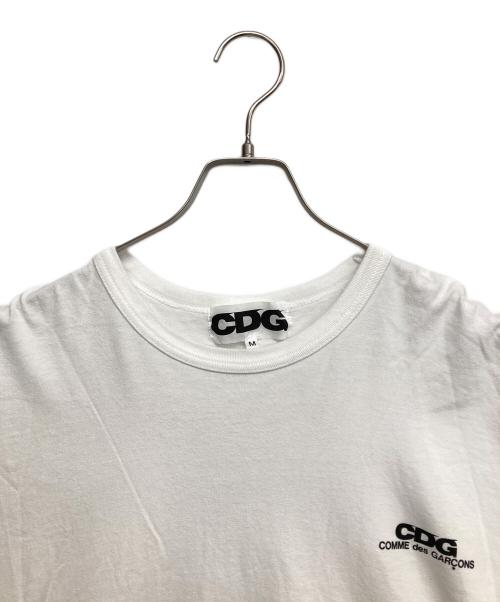 CDG（シーディージー）CDG (シーディージー) OVERSIZED T-SHIRT ホワイト サイズ:Mの古着・服飾アイテム