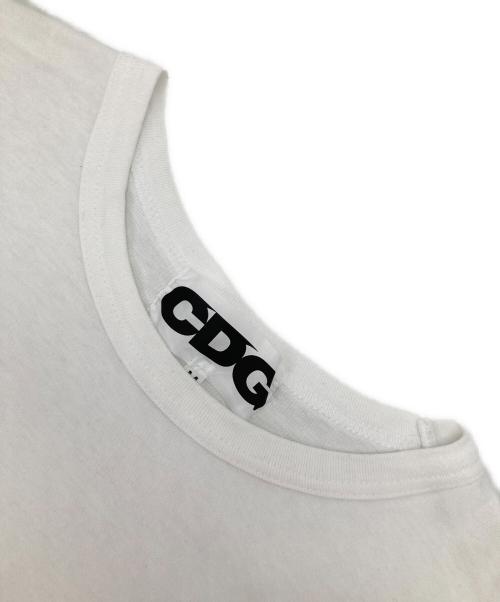CDG（シーディージー）CDG (シーディージー) OVERSIZED T-SHIRT ホワイト サイズ:Mの古着・服飾アイテム