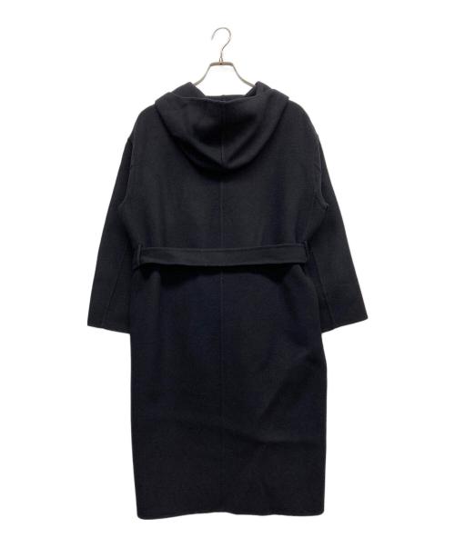 BALLSEY（ボールジィ）BALLSEY (ボールジィ) フード付きガウンコート ネイビー サイズ:34の古着・服飾アイテム