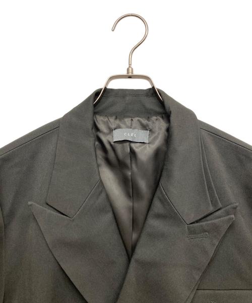CLEL（クレイル）CLEL (クレイル) Prime TR Double Lapel Tailored Jacket カーキ サイズ:Mの古着・服飾アイテム