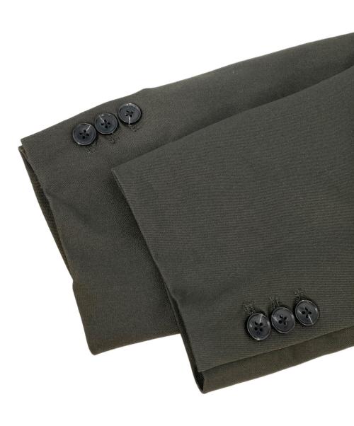 CLEL（クレイル）CLEL (クレイル) Prime TR Double Lapel Tailored Jacket カーキ サイズ:Mの古着・服飾アイテム