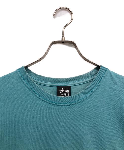 stussy（ステューシー）stussy (ステューシー) sunsetプリントTシャツ グリーン サイズ:Lの古着・服飾アイテム