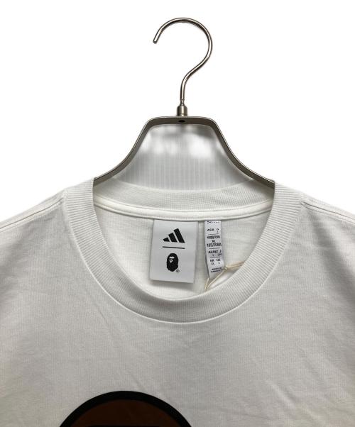A BATHING APE（アベイシングエイプ）A BATHING APE (アベイシングエイプ) adidas (アディダス) BABY MILOプリントTシャツ ホワイト サイズ:XXL 未使用品の古着・服飾アイテム