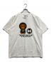 A BATHING APE（アベイシングエイプ）の古着「BABY MILOプリントTシャツ」｜ホワイト