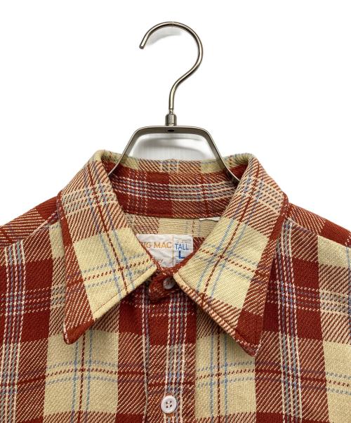 big mac（ビッグマック）BIG MAC (ビッグマック) 70ｓネルシャツ ベージュ サイズ:Lの古着・服飾アイテム