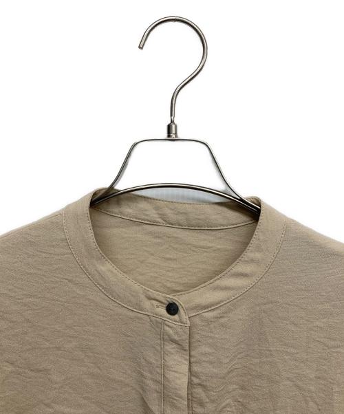 jena（ジェナ）jena (ジェナ) サイドベルトロングジレワンピース ベージュ サイズ:FREEの古着・服飾アイテム