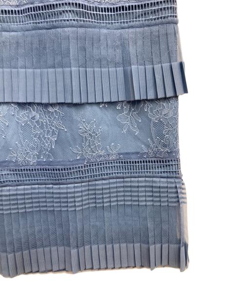 GRACE CONTINENTAL（グレースコンチネンタル）GRACE CONTINENTAL (（グレースコンチネンタル) レイヤードレースタイトワンピース スカイブルー サイズ:36の古着・服飾アイテム