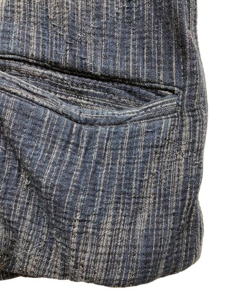 Porter Classic（ポータークラシック）Porter Classic (ポータークラシック) KASURI CHINESE JACKET ブルー サイズ:2の古着・服飾アイテム