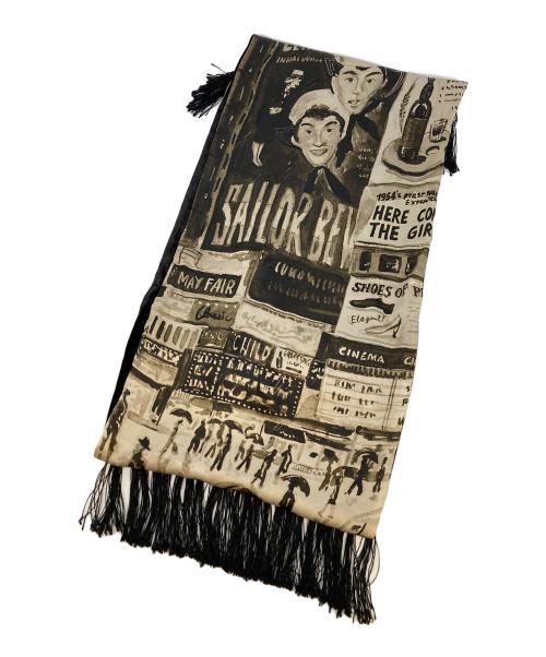 Porter Classic（ポータークラシック）Porter Classic (ポータークラシック) SILK STOLE ブラウンの古着・服飾アイテム