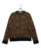 Saint Laurent Parisサンローランパリ）の古着「レオパードニット」｜ブラウン