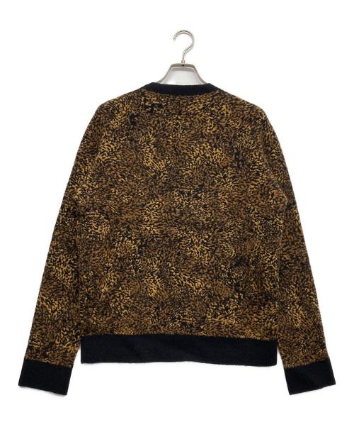 Saint Laurent Paris（サンローランパリ）Saint Laurent Paris (サンローランパリ) レオパードニット ブラウン サイズ:XLの古着・服飾アイテム