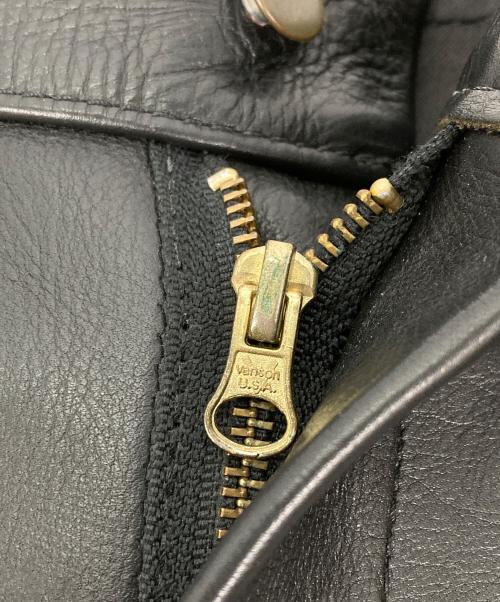 VANSON（バンソン）VANSON (バンソン) レザーパンツ ブラック サイズ:28の古着・服飾アイテム