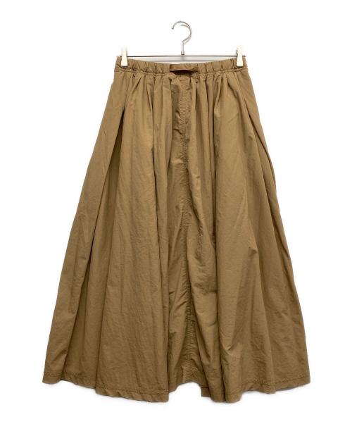GRAMICCI（グラミチ）GRAMICCI (グラミチ) BEAMS BOY (ビームスボーイ) 別注ナイロンロングスカート ブラウン サイズ:Fの古着・服飾アイテム