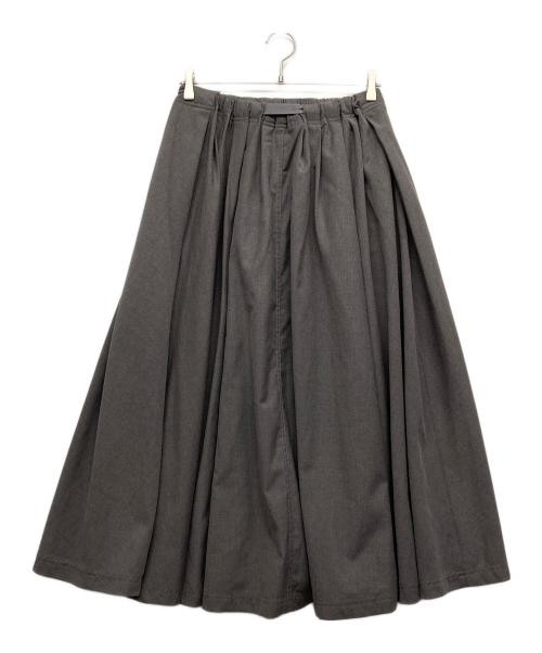 GRAMICCI（グラミチ）GRAMICCI (グラミチ) BEAMS BOY (ビームスボーイ) 別注ギャバロングスカート グレー サイズ:Fの古着・服飾アイテム