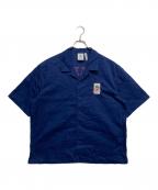 adidasアディダス）の古着「半袖シャツ」｜ブルー