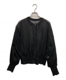 BEAUTY&YOUTH（ビューティーアンドユース）の古着「薄手カーディガン」｜ブラック