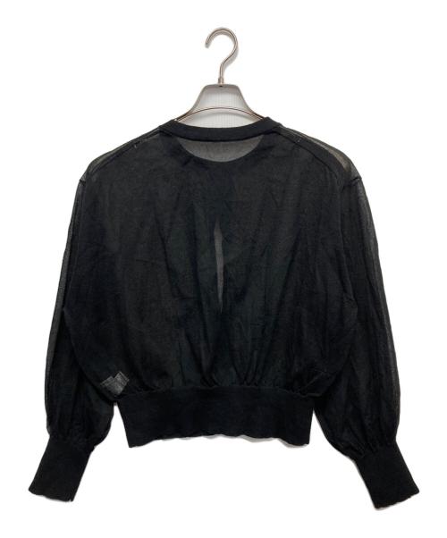 BEAUTY&YOUTH（ビューティーアンドユース）BEAUTY&YOUTH (ビューティーアンドユース) 薄手カーディガン ブラック サイズ:FREEの古着・服飾アイテム