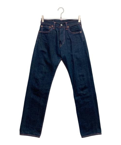 EVISU（エヴィス）EVISU (エヴィス) 2000ビッグカモメペイントデニムパンツ インディゴ サイズ:28×35の古着・服飾アイテム