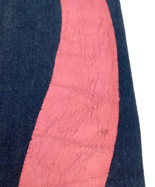 EVISU（エヴィス）EVISU (エヴィス) 2000ビッグカモメペイントデニムパンツ インディゴ サイズ:28×35の古着・服飾アイテム