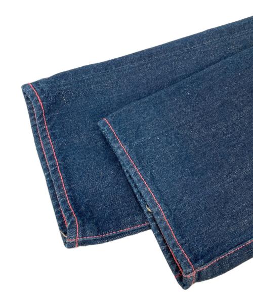 EVISU（エヴィス）EVISU (エヴィス) 2000ビッグカモメペイントデニムパンツ インディゴ サイズ:28×35の古着・服飾アイテム