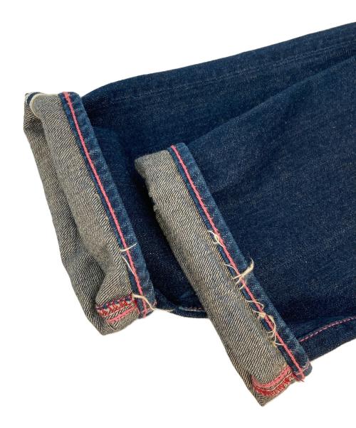 EVISU（エヴィス）EVISU (エヴィス) 2000ビッグカモメペイントデニムパンツ インディゴ サイズ:28×35の古着・服飾アイテム