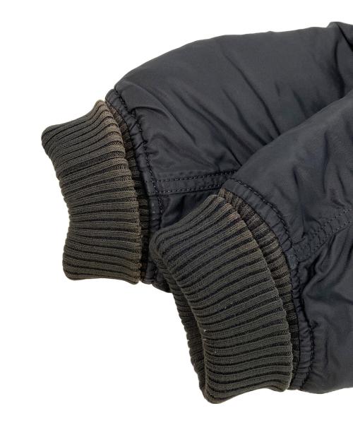 ALPHA（アルファ）ALPHA (アルファ) MA-1ブルゾン ブラック サイズ:MEDIUMの古着・服飾アイテム