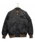 ALPHA（アルファ）の古着「MA-1ブルゾン」｜ブラック