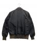 ALPHA (アルファ) MA-1ブルゾン ブラック サイズ:MEDIUM：7000円