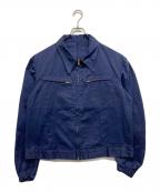 MILITARYミリタリー）の古着「ワークジャケット」｜ネイビー