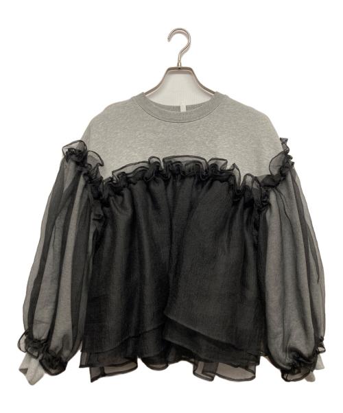 Bibiy.（ビビィ）Bibiy. (ビビィ) 切替スウェット グレー サイズ:Fの古着・服飾アイテム