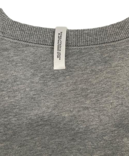 Bibiy.（ビビィ）Bibiy. (ビビィ) 切替スウェット グレー サイズ:Fの古着・服飾アイテム