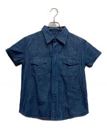 A.P.C.（アーペーセー）の古着「デニム半袖シャツ」｜インディゴ