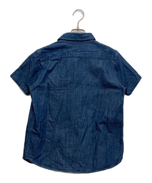 A.P.C.（アーペーセー）A.P.C. (アーペーセー) デニム半袖シャツ インディゴ サイズ:36の古着・服飾アイテム
