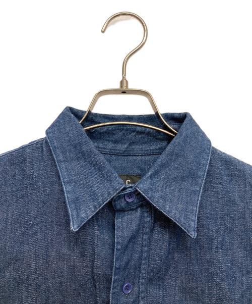 A.P.C.（アーペーセー）A.P.C. (アーペーセー) デニム半袖シャツ インディゴ サイズ:36の古着・服飾アイテム