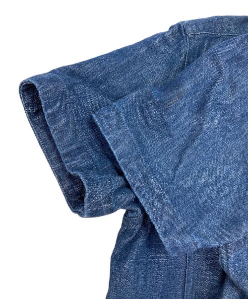A.P.C.（アーペーセー）A.P.C. (アーペーセー) デニム半袖シャツ インディゴ サイズ:36の古着・服飾アイテム