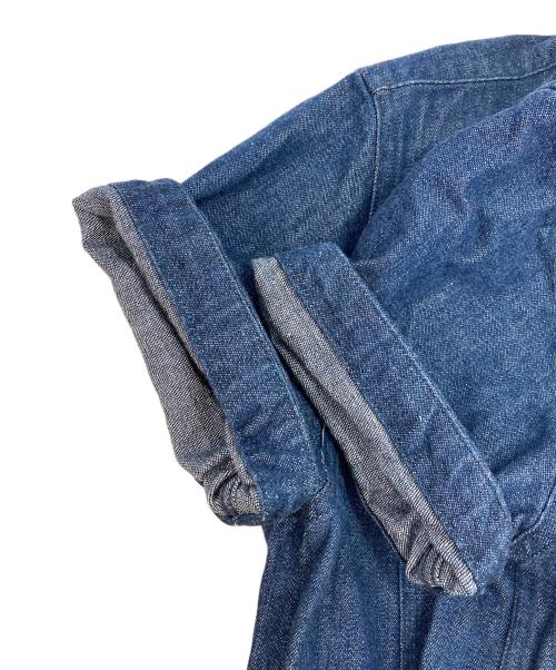 A.P.C.（アーペーセー）A.P.C. (アーペーセー) デニム半袖シャツ インディゴ サイズ:36の古着・服飾アイテム