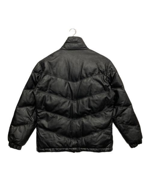 LICORICE（リコリス）LICORICE (リコリス) ラムレザーダウンジャケット ブラック サイズ:3XLの古着・服飾アイテム