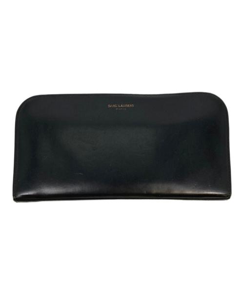 Saint Laurent Paris（サンローランパリ）Saint Laurent Paris (サンローランパリ) 長財布 ブラックの古着・服飾アイテム
