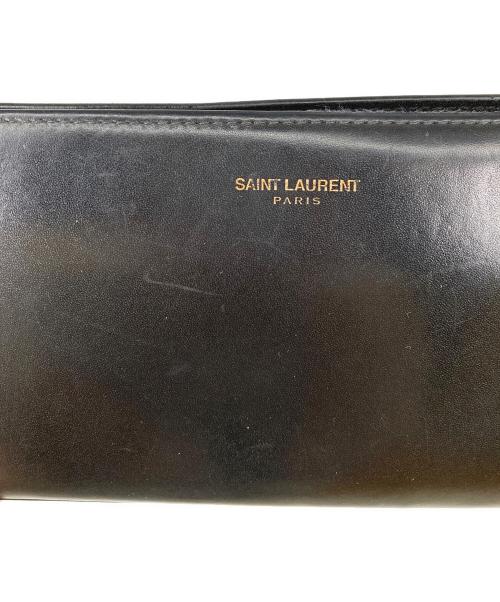 Saint Laurent Paris（サンローランパリ）Saint Laurent Paris (サンローランパリ) 長財布 ブラックの古着・服飾アイテム