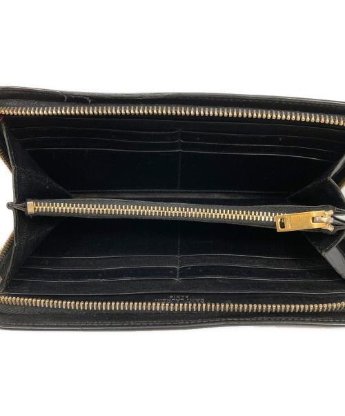 Saint Laurent Paris（サンローランパリ）Saint Laurent Paris (サンローランパリ) 長財布 ブラックの古着・服飾アイテム