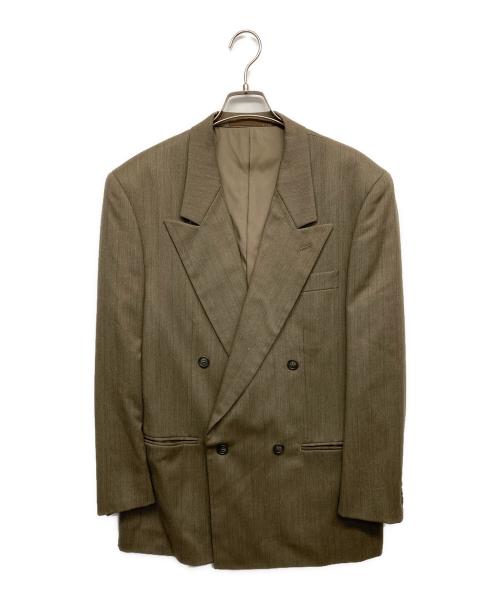 Calvin Klein（カルバンクライン）Calvin Klein (カルバンクライン) ウールセットアップスーツ カーキ サイズ:Mの古着・服飾アイテム