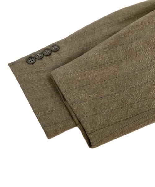 Calvin Klein（カルバンクライン）Calvin Klein (カルバンクライン) ウールセットアップスーツ カーキ サイズ:Mの古着・服飾アイテム