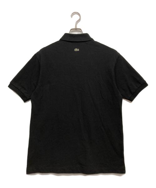 LACOSTE（ラコステ）LACOSTE (ラコステ) ビッグクロックヴィンテージ半袖ポロシャツ ブラック サイズ:Ｌの古着・服飾アイテム