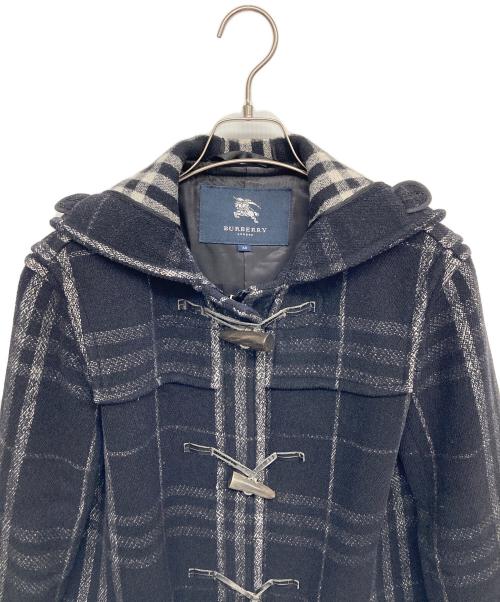 BURBERRY LONDON（バーバリーロンドン）BURBERRY LONDON (バーバリーロンドン) ダッフルコート ブラック サイズ:38の古着・服飾アイテム