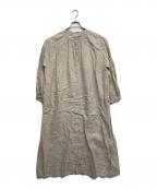 TSUHARU by samansa Mos2ツハル バイ サマンサモスモス）の古着「長袖ワンピース」｜ベージュ