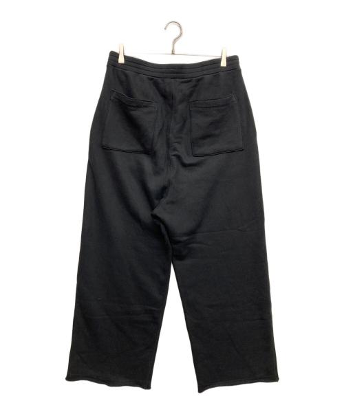 juha（ユハ）juha (ユハ) CUT-OFF WIDE SWEAT PANTS ブラック サイズ:4の古着・服飾アイテム