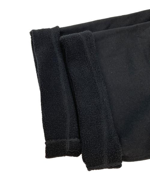 juha（ユハ）juha (ユハ) CUT-OFF WIDE SWEAT PANTS ブラック サイズ:4の古着・服飾アイテム